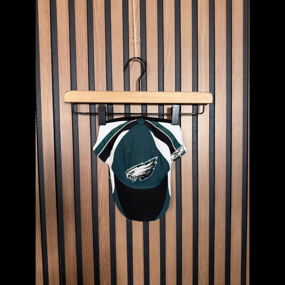 Vintage Reebok Philadelphia Eagles Baseball Hat OS Mens Green NFL Cap